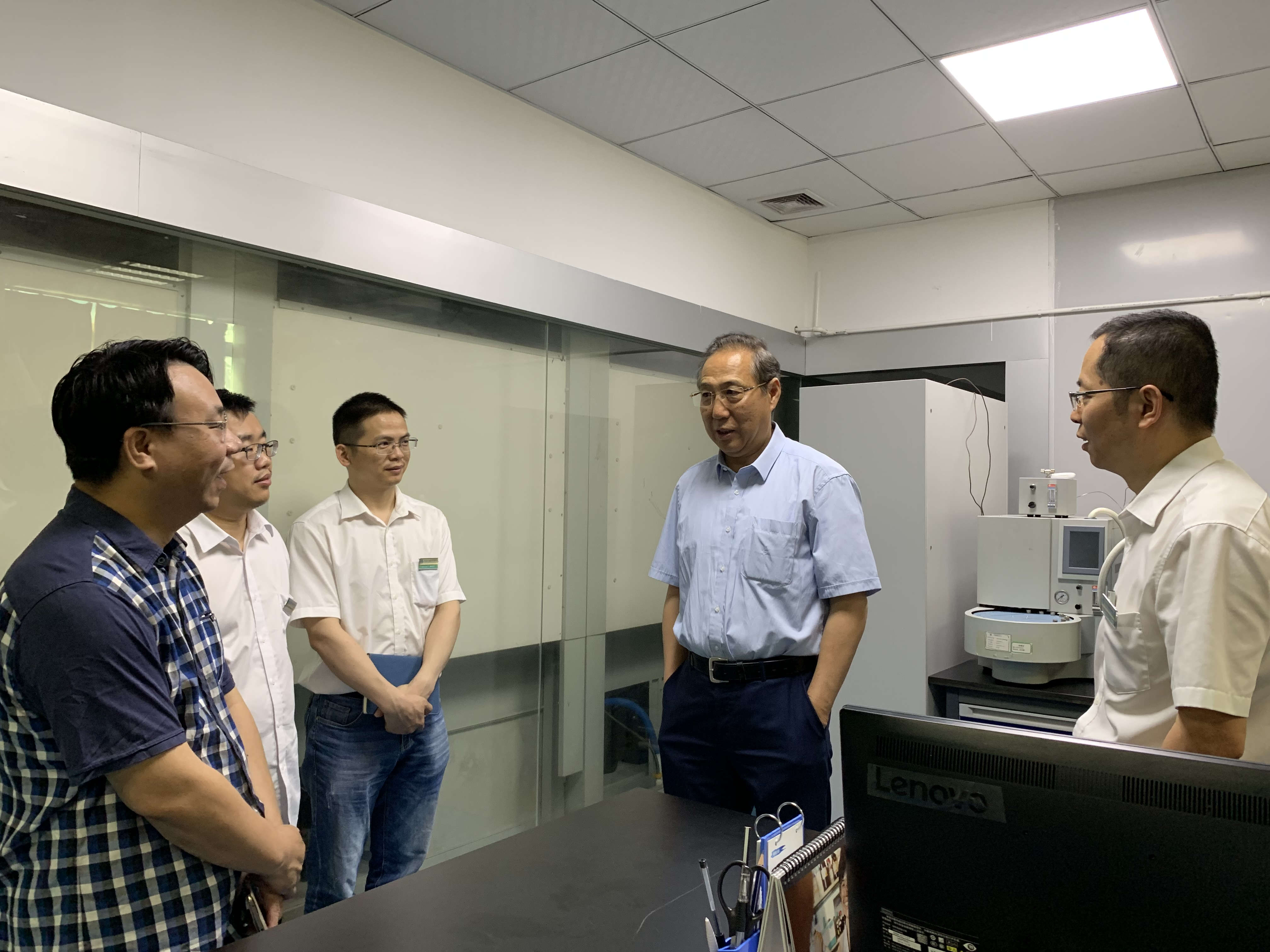 中國工程院段寧院士考察深圳市長(cháng)隆科技